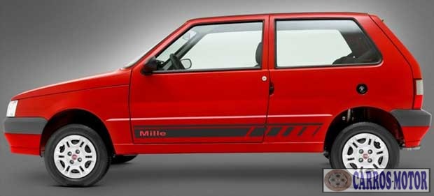 Vendo Fiat Uno 2010 4 portas Vermelho basico - Anúncio Teste